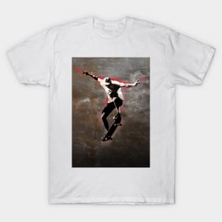 Street Art Skateboard T-Shirt